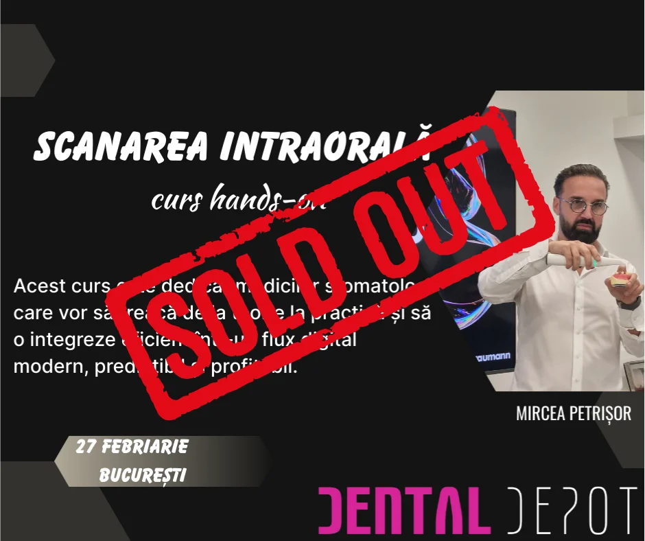 Scanarea intraorală – Curs hands-on
